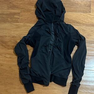 lululemon athletica Black Zip Hoodie Jacket